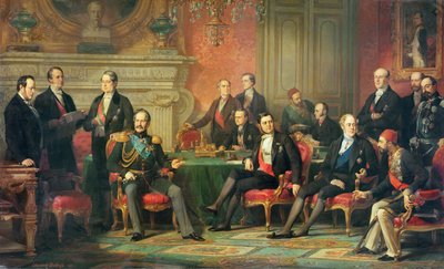 The Congress of Paris, 25 February to 30 March, 1856 by Edouard Louis Dubufe